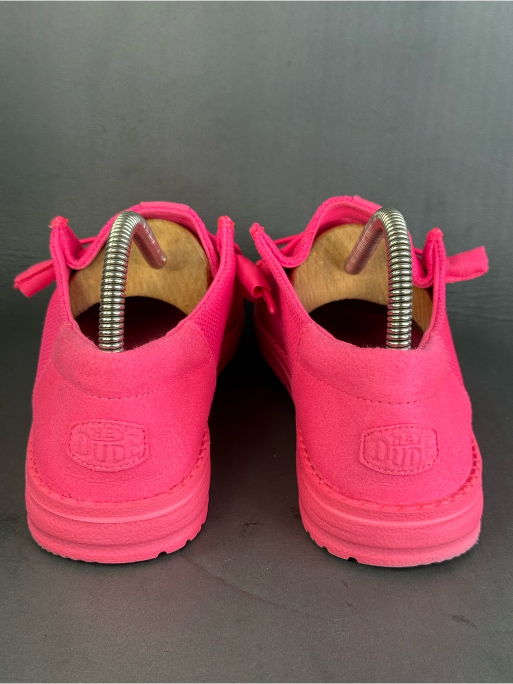Electric pink HEYDUDE Women's Wendy Funk Mono Slip-On shoes size 9 - Picture 4 of 8